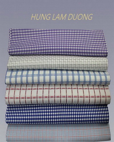 Vải sơmi caro thời trang