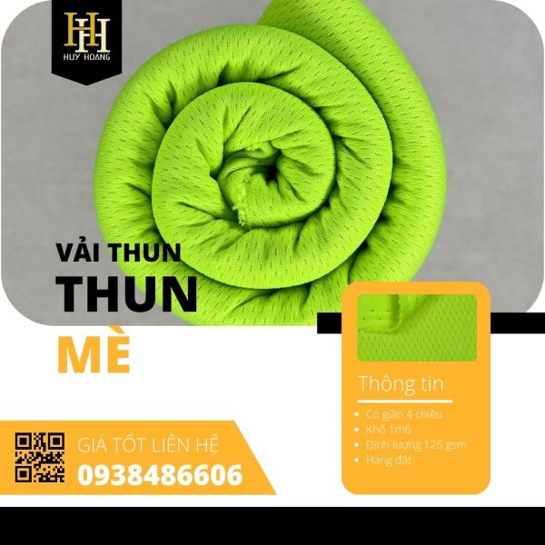 Vải thun mè 1m6-5m