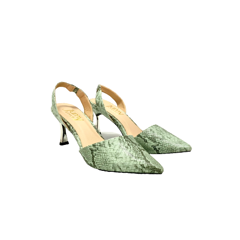 Giày Sandal vân da rắn 7cm