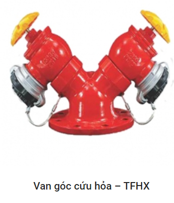 Van góc cứu hỏa