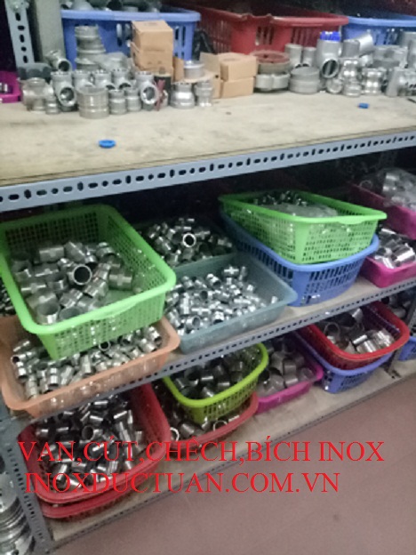 Van, cút, chếch, bích inox các loại