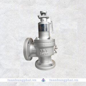 Van an toàn gang nối bích hơi nóng có tay giật