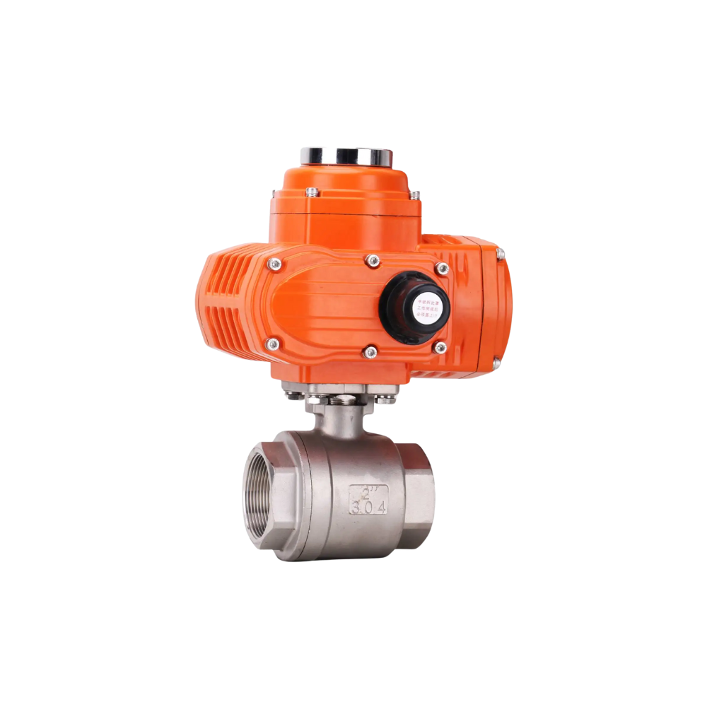 Van bi 2 mảnh nối ren điều khiển điện Q911F-16P