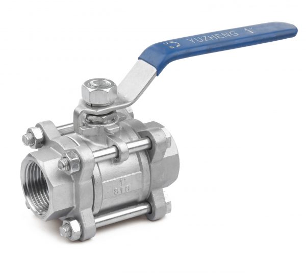 Van bi inox 3 thân nối ren