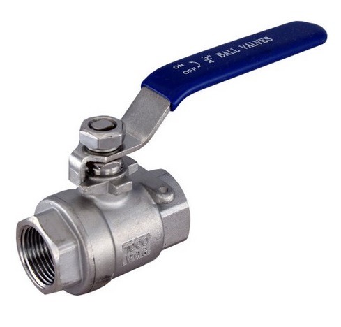 Van bi inox tay gạt nối ren