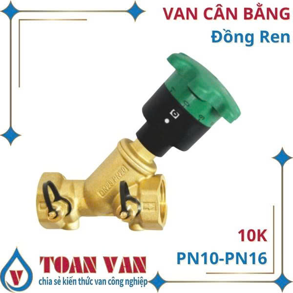 Van cân bằng đồng ren