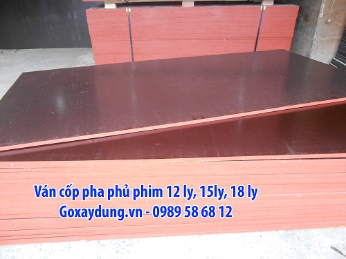 Ván cốp pha phủ phim