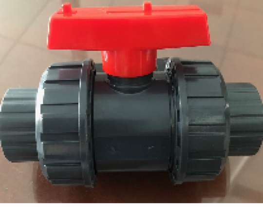 Van nhựa PVC 2 đầu rắc co