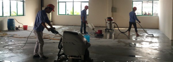 Vệ sinh công trình sau xây dựng