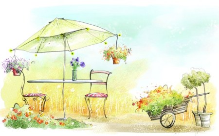 Vẽ tranh tường quán cà phê