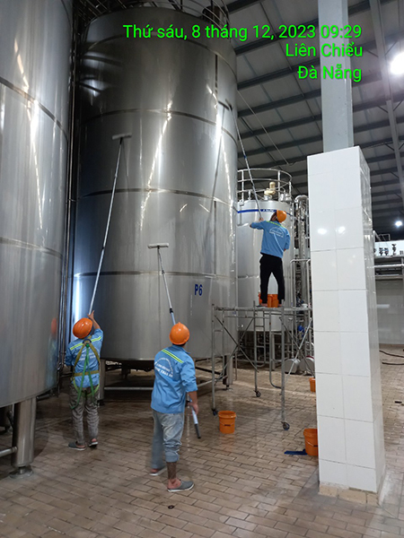 Vệ sinh định kỳ nhà máy, tòa nhà