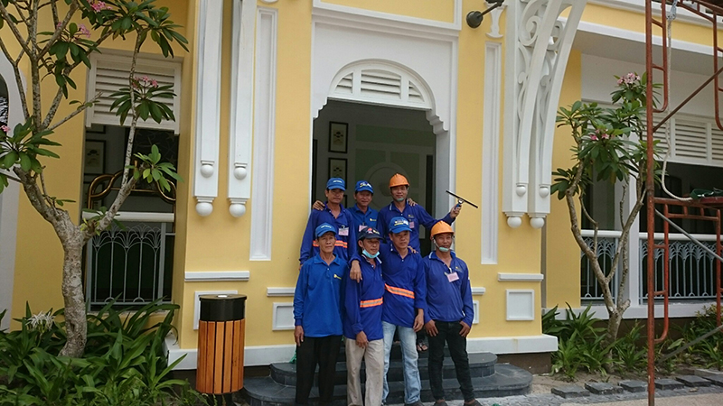 Vệ sinh khách sạn Marriot