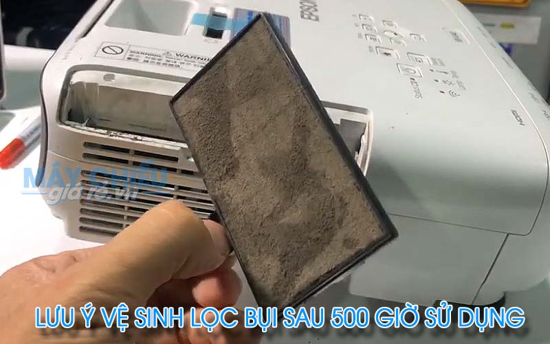 Vệ sinh lọc bụi máy chiếu