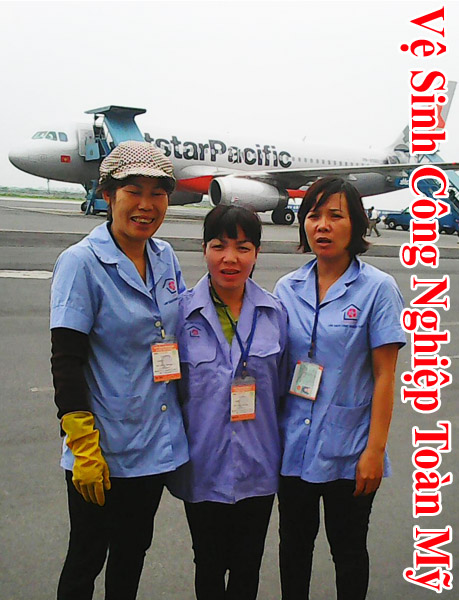 Vệ sinh nhà ga, nhà kho, bến bãi, sân bay