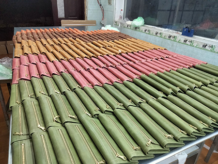 Ví nữ da bò