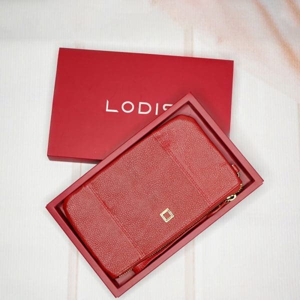 Ví cầm tay da bò Lodis