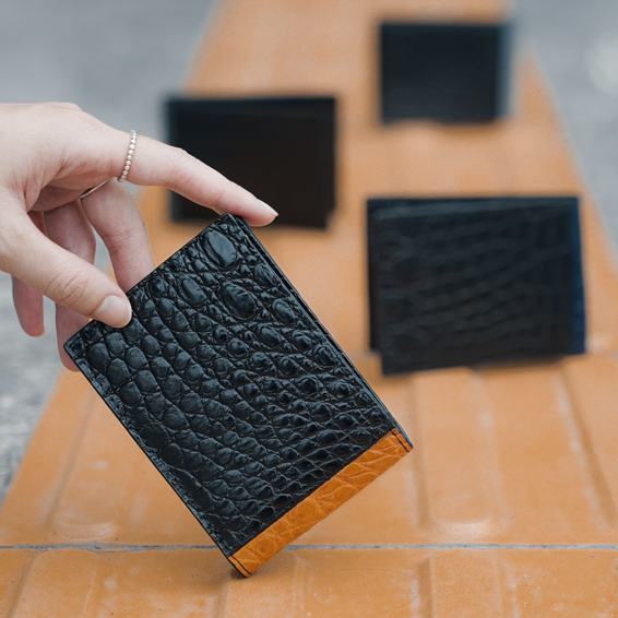 Ví da cá sấu mini 9x11 FTT Leather