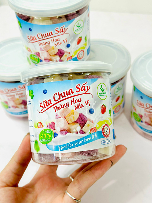 Viên Sữa Chua Sấy Mix Vị Hộp 110g
