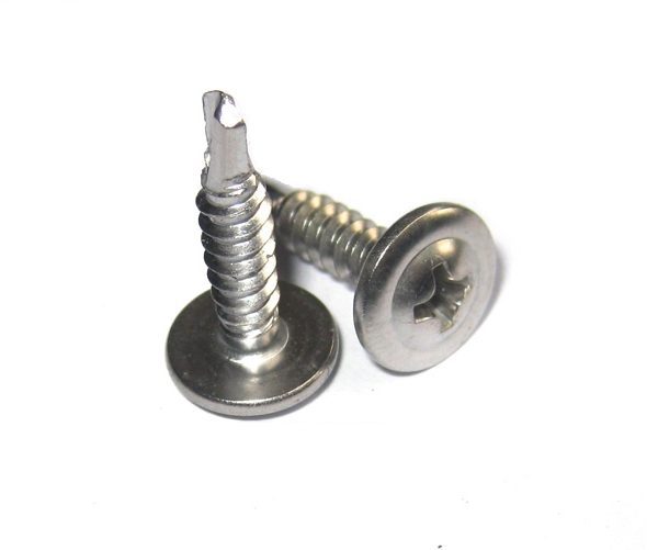 Vít tự khoan đầu dù inox