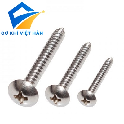 Vít gỗ đầu dù inox Din 7984C