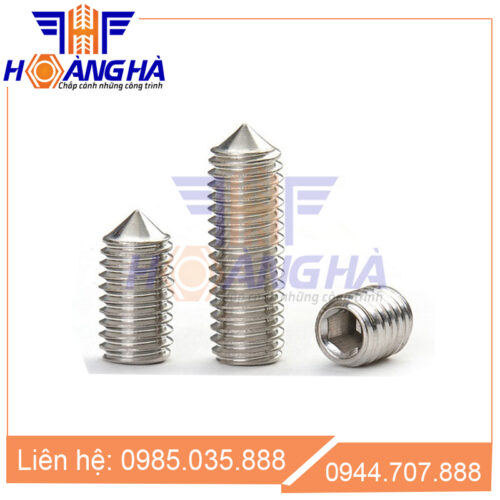 Vít trí lục giác đầu nhọn DIN914