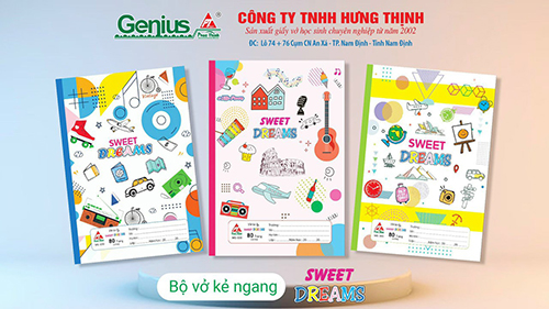 Vở kẻ ngang ghim gáy
