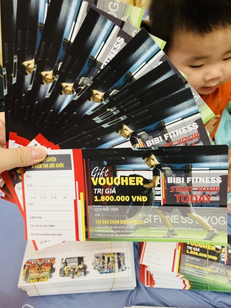 In voucher, thẻ bảo hành