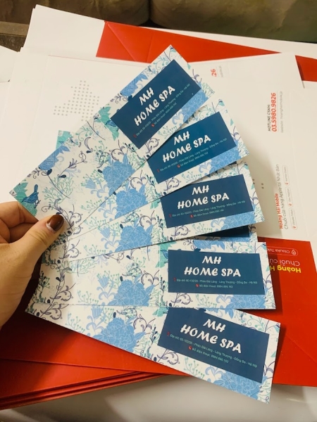 In voucher, thẻ bảo hành