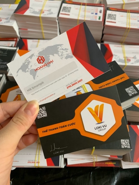 In voucher, thẻ bảo hành