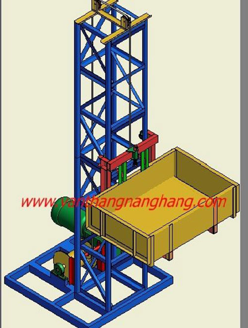 Vận thăng nâng hàng 500kg