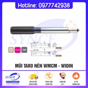 Mũi Taro Nén Hợp Kim WMCM M3-M12 – Widin