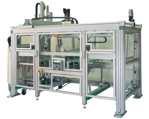 Máy xếp tự động khung nhôm