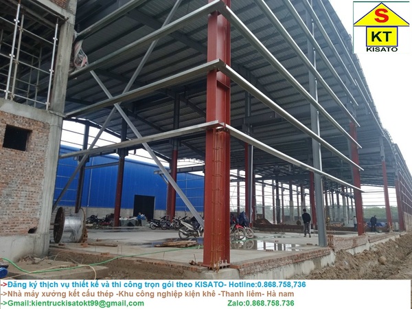 Xây dựng nhà xưởng, kết cấu thép