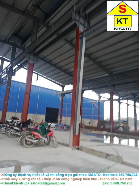 Xây dựng nhà xưởng, kết cấu thép