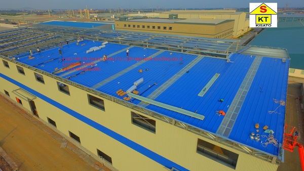 Xây dựng nhà xưởng, kết cấu thép