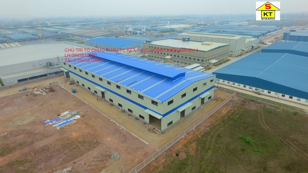 Xây dựng nhà xưởng, kết cấu thép