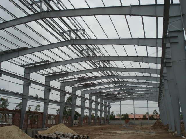 Xây dựng nhà xưởng khung sắt