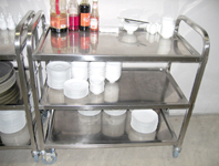 Xe đẩy inox