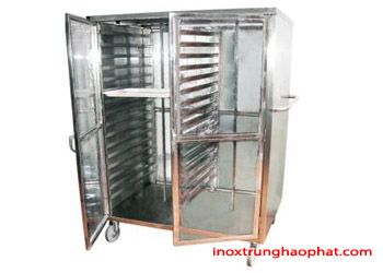 Xe đẩy khay bọc mica