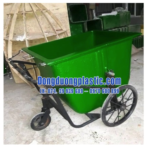 Xe gom rác 400L nhựa Composite