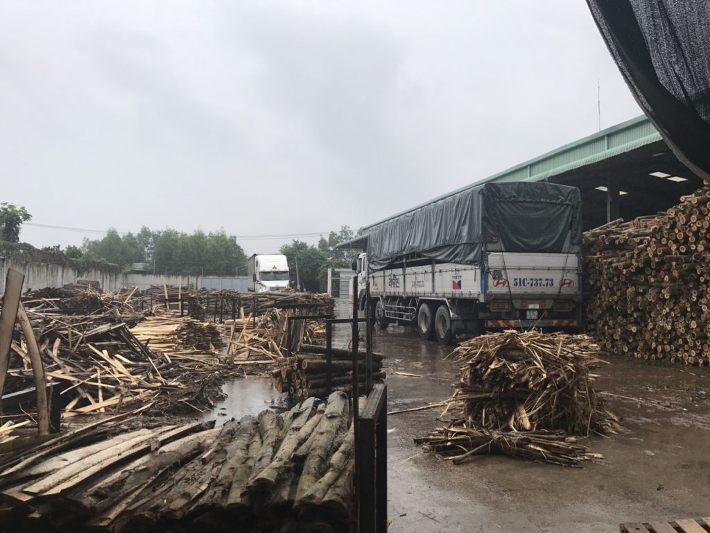 Xe vận chuyển gỗ xẻ sấy