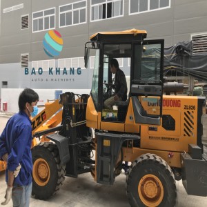 Xe xúc lật mini