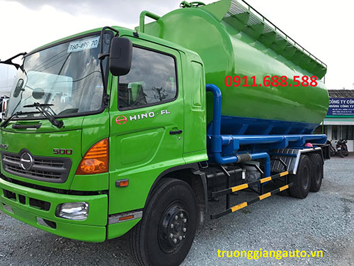 Xe bồn chở cám Hino