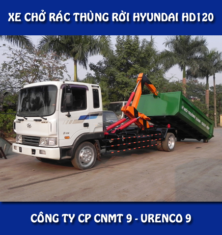 Xe chở rác thùng rời