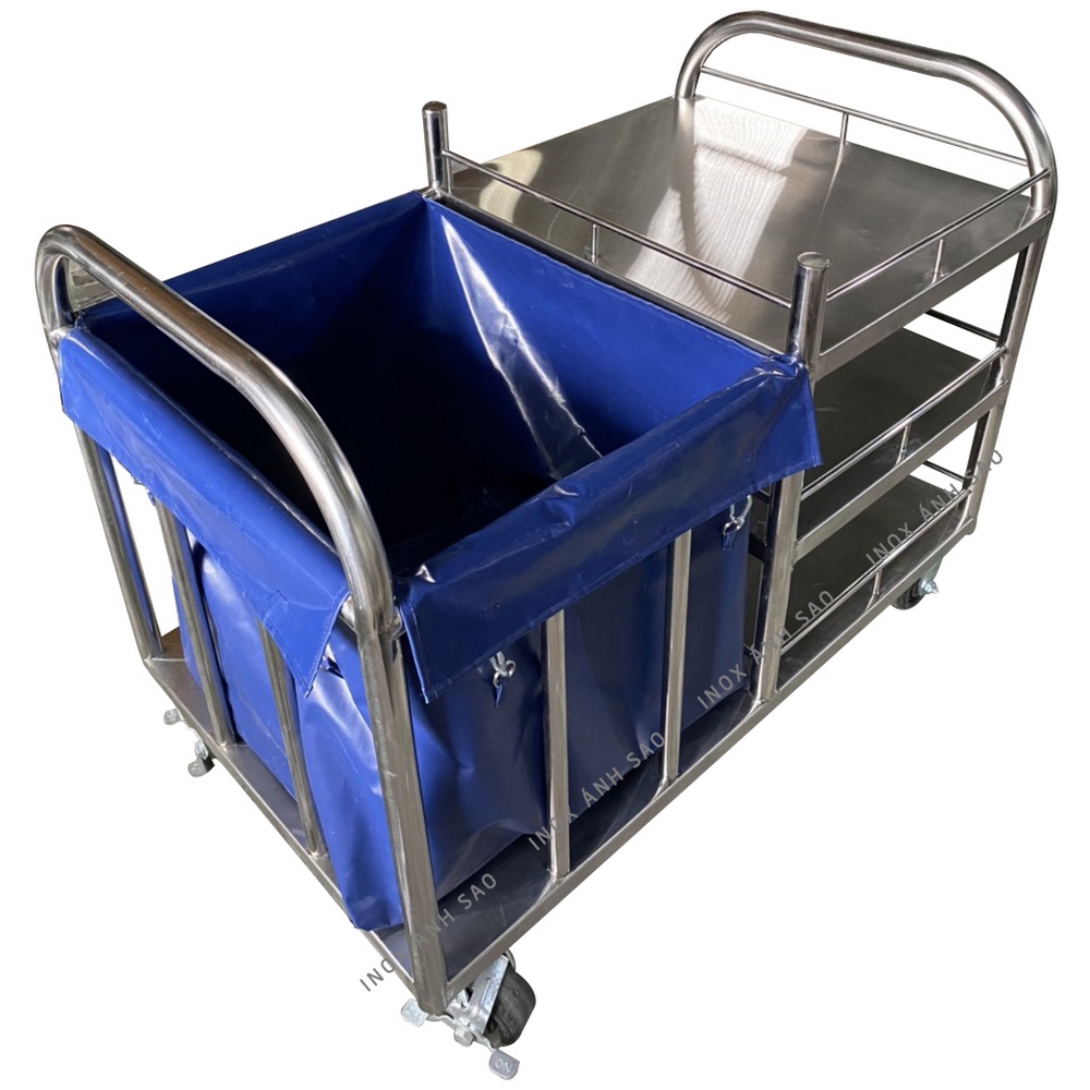 Xe đẩy đồ inox