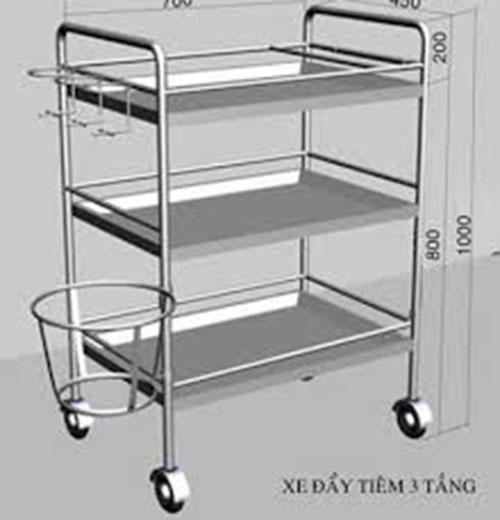 Xe đẩy dụng cụ
