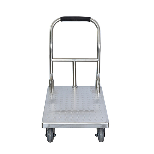 Xe đẩy hàng 4 bánh inox 304