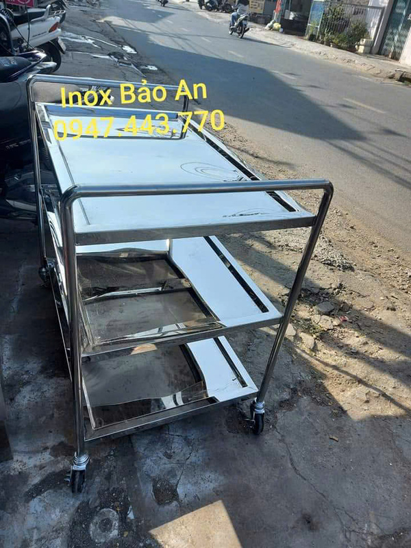Xe đẩy inox