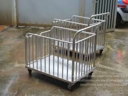 Xe đẩy inox 304