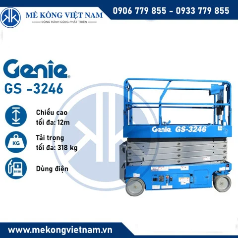 Xe nâng người cắt kéo 12m